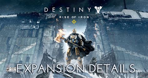 Destiny New Expansion: Rise of Iron Details