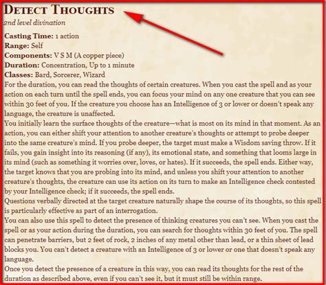 Detect Thoughts