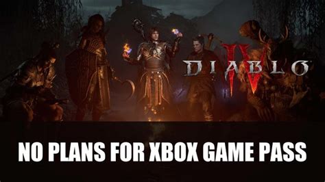 Diablo 4 Confirmed to Have No Plans for Xbox Game Pass