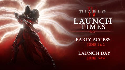 Diablo 4 Launch Times Revealed Including Early Access