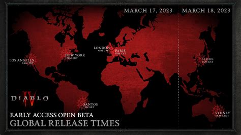 Diablo 4 open beta release time