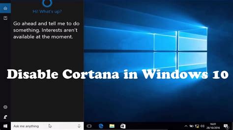 Disable Cortana in Windows 10 with Ease