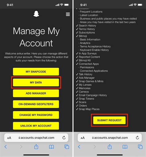 Download Snapchat Data Before Deleting Account