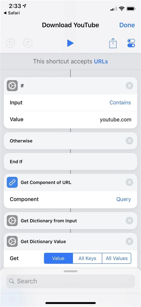 Download YouTube Videos on iPhone Using Shortcut