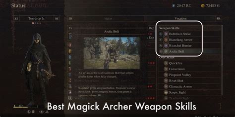 Dragon&rsquo;s Dogma 2 Magick Archer best weapon skills