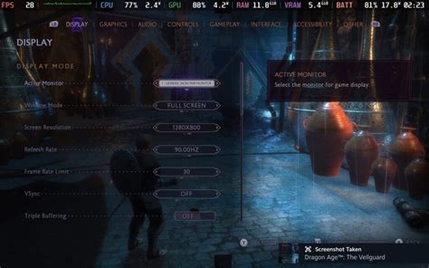 Dragon Age: The Veilguard Steam Deck settings guide
