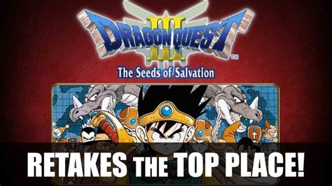 Dragon Quest III Tops Sales Chart & Undertale Still Strong!