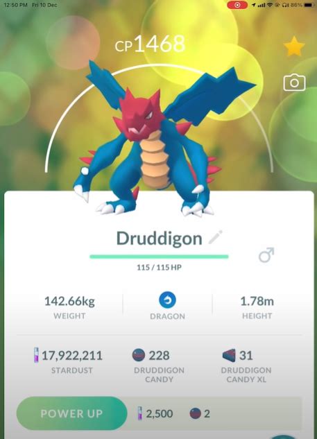 Druddigon weaknesses in Pokemon Go