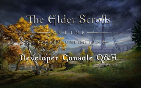 ESO: Zenimax Answers Console Questions