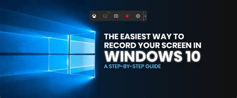 Easily Record Screen in Windows 10