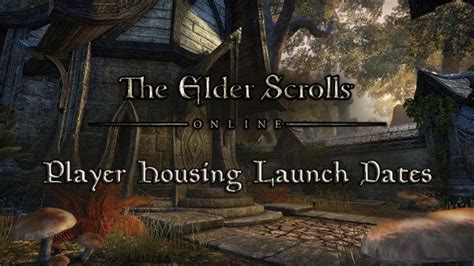 Elder Scrolls Online Reveals Player Housing Launch Dates