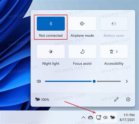 Enable/ Disable Bluetooth on Windows 11