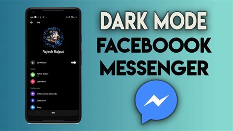 Enable Hidden Dark Mode in Facebook Messenger
