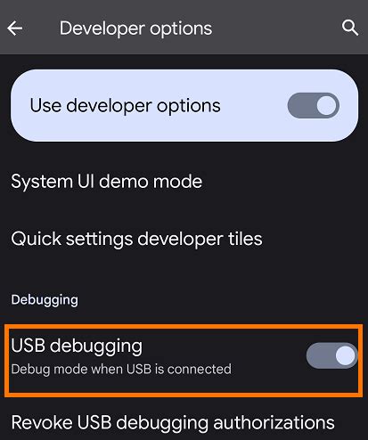 Enable USB Debugging on Your Chromebook