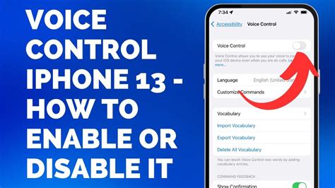 Enable Voice Control in iOS 13