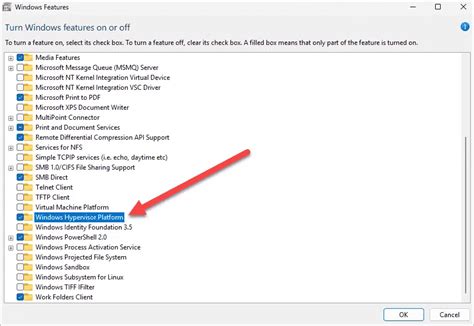 Enable Windows Hypervisor and Virtualization