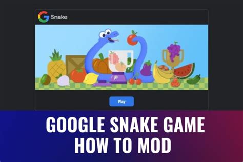 Enjoy New Mods in Google Snake Game