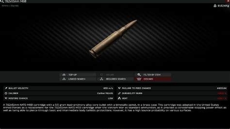 Escape From Tarkov ammo stats explained