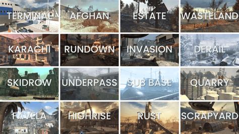 Every map in Modern Warfare 3