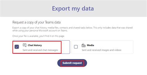 Export Chat Data
