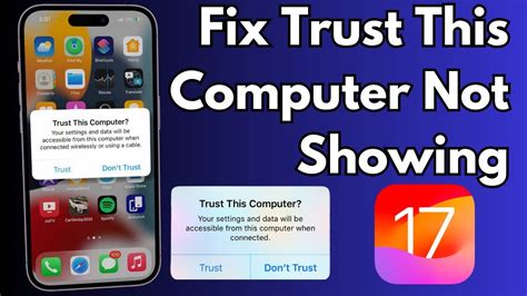 Fix “Trust This Computer” Alert Not Showing Up Issue on iPhone and iPad