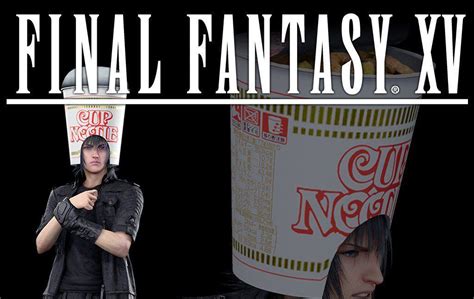 Free Final Fantasy XV Cup Noodle Helmet DLC!