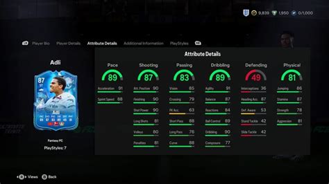 Full list of EA FC 24 Adli Objectives