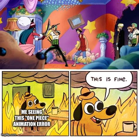 Funny animation error found in One Piece