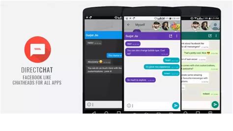 Get Facebook Chat Heads for Android Apps with DirectChat