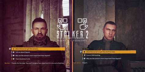 Give the Ward Sensors to Richter in STALKER 2