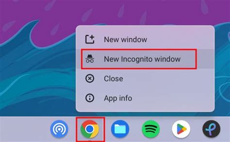 Go Incognito on a Chromebook From Chrome’s Menu