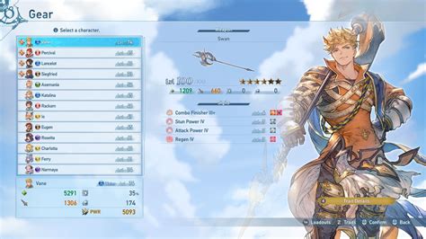 Granblue Fantasy Relink Vane Build & Character Guide