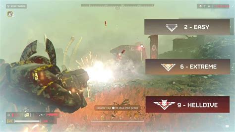 Helldivers 2 difficulty settings
