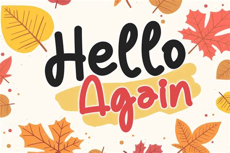 Hello… again