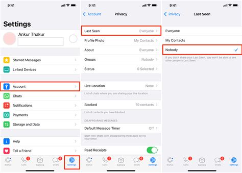 Hide Last Seen Status from Specific People on WhatsApp