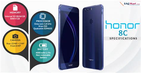 Honor 8C: Specifications