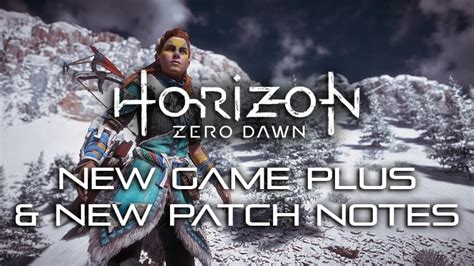 Horizon Zero Dawn Patch 1.30 Adds New Game Plus, Ultra Hard Difficulty, Face Paint & More