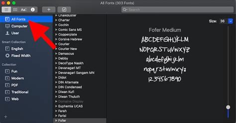 How to Access Newly Added Free Fonts on Mac