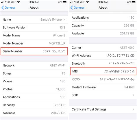 How to Check iPhone IMEI Number Via Settings
