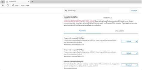 How to Enable Edge Flags