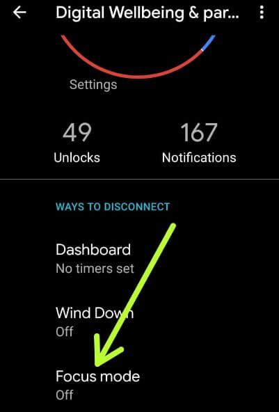 How to Enable Focus Mode in Android 10