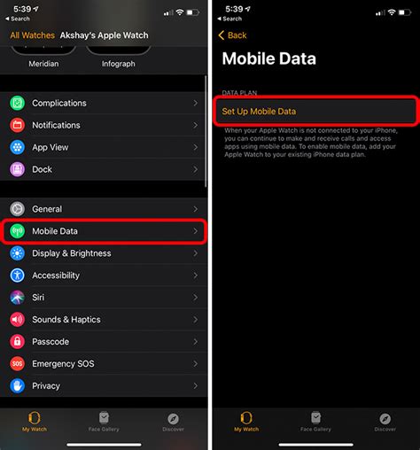 How to Set up Data Plan on Apple Watch