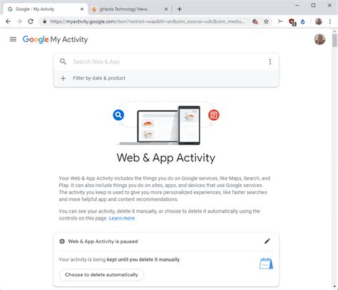 How to Setup Auto-Deletion of Web & App Activity