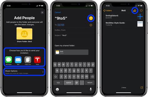 How to Share Folders in Notes App on iPhone, iPad, and Mac