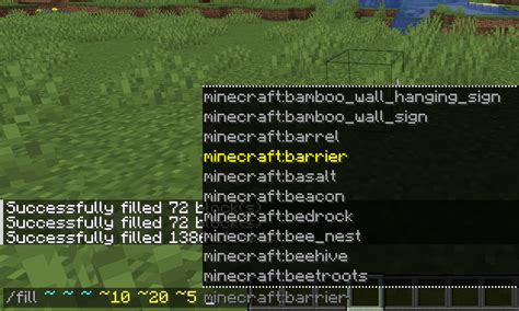 How to Use Fill Command in Minecraft