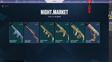 How to access the Night Market