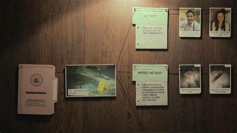 How to access the case board in Alan Wake 2