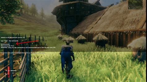 How to activate and use cheats in Valheim