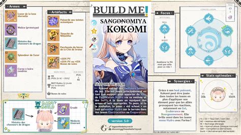 How to build Sangonomiya Kokomi as a healer in Genshin Impact