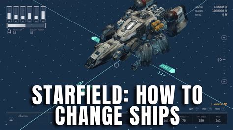How to change Starfield ships